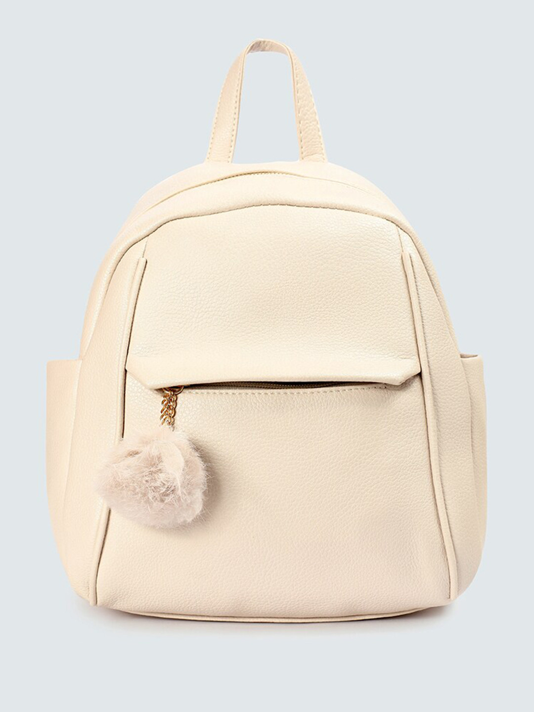 

max Women Tasselled Backpack, Off white