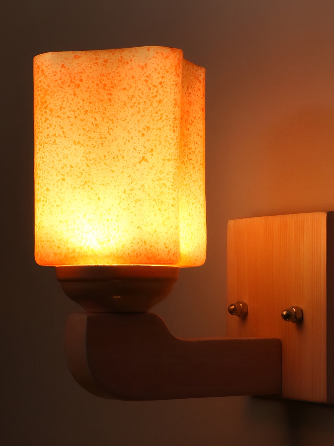 

Afast Orange Glass Wall Lamp