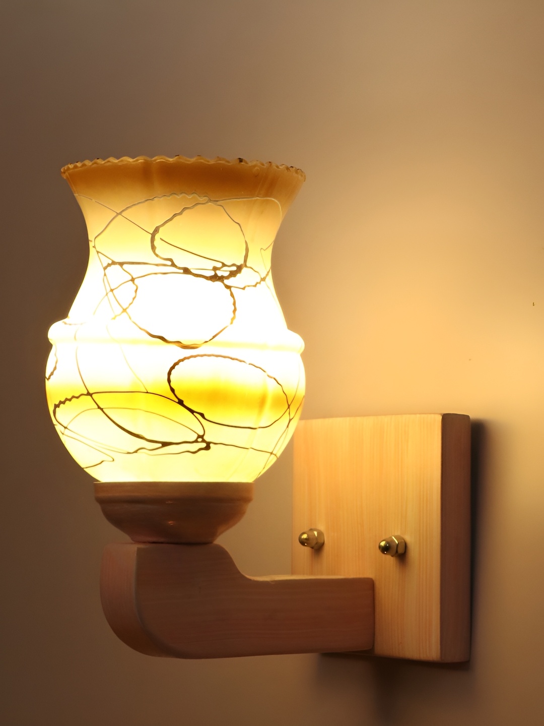 

Afast White Glass Wall Lamp