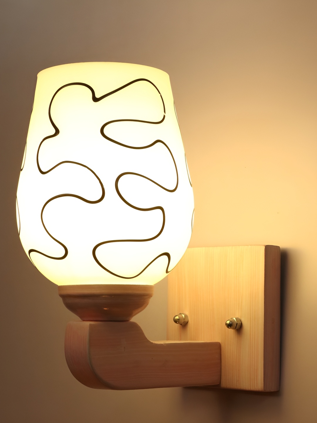 

Afast White Black Glass Contemporary Wall Lamp