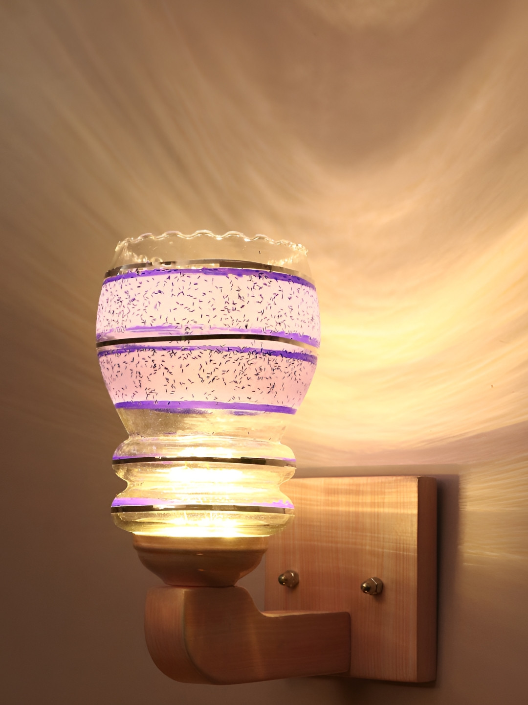 

Afast Blue Glass Wall Lamp
