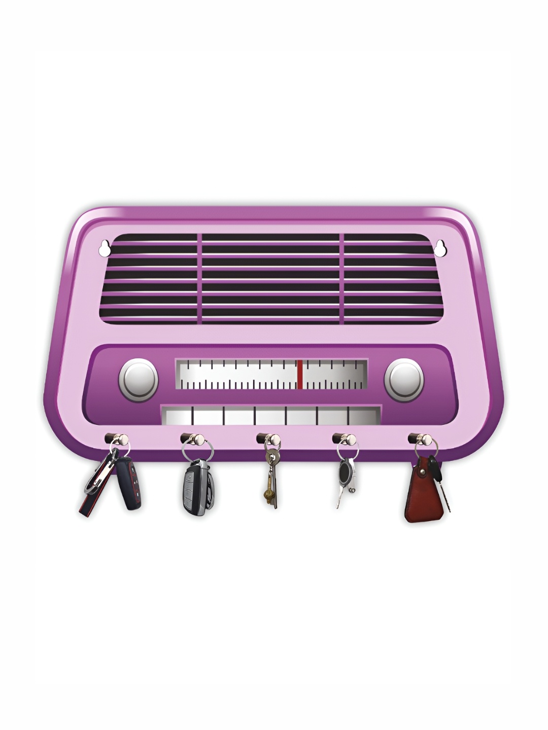 

CVANU Purple Wooden Key Holders