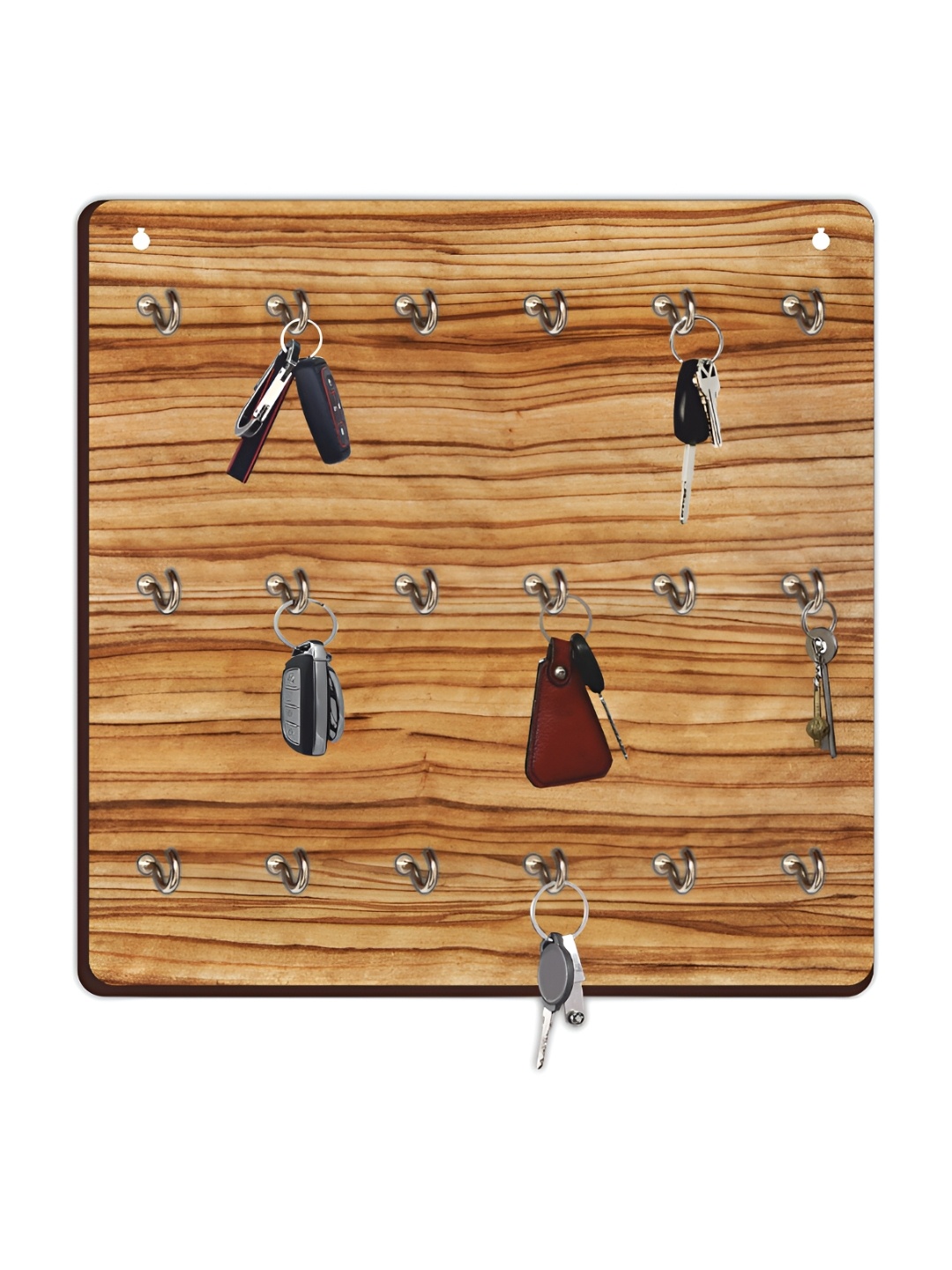 

CVANU Brown Wooden Key Holders