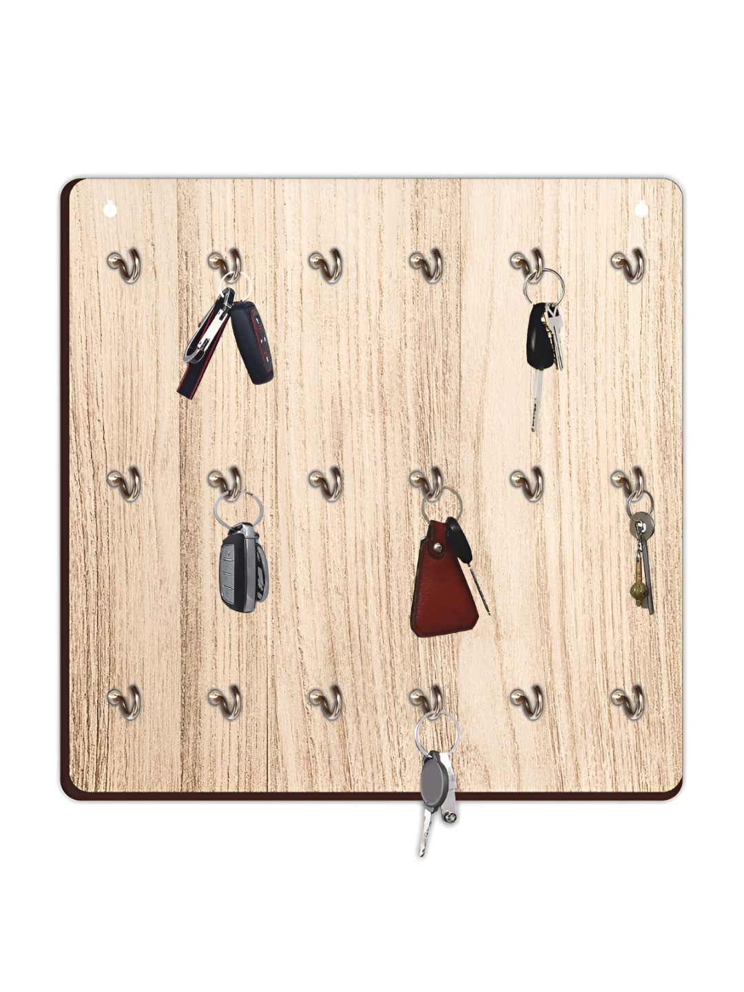 

CVANU Brown Wooden Key Holders