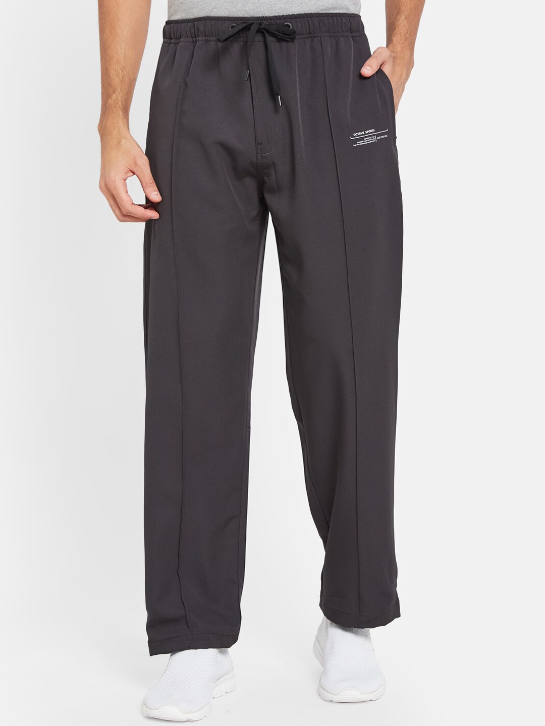 

Octave Aw23 Cotton Mid Rise Track Pant, Grey