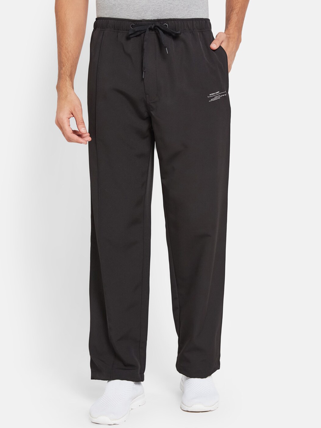 

Octave Aw23 Cotton Mid Rise Track Pant, Black