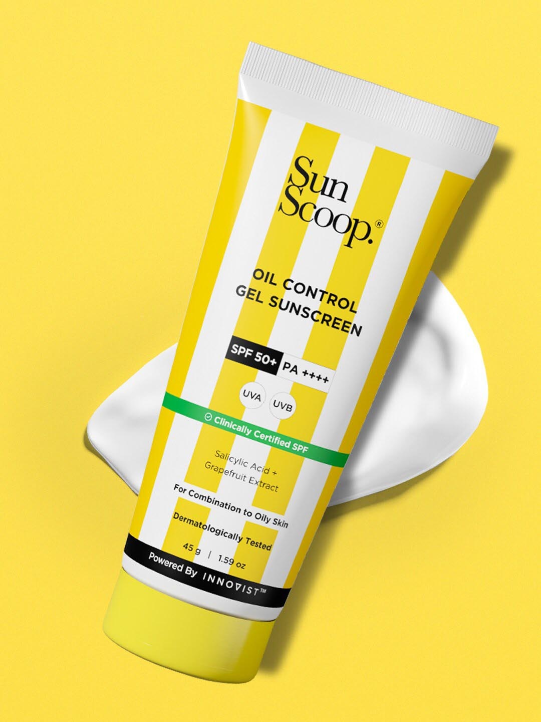 

SunScoop Oil-Control Gel Sunscreen - 45g, Yellow