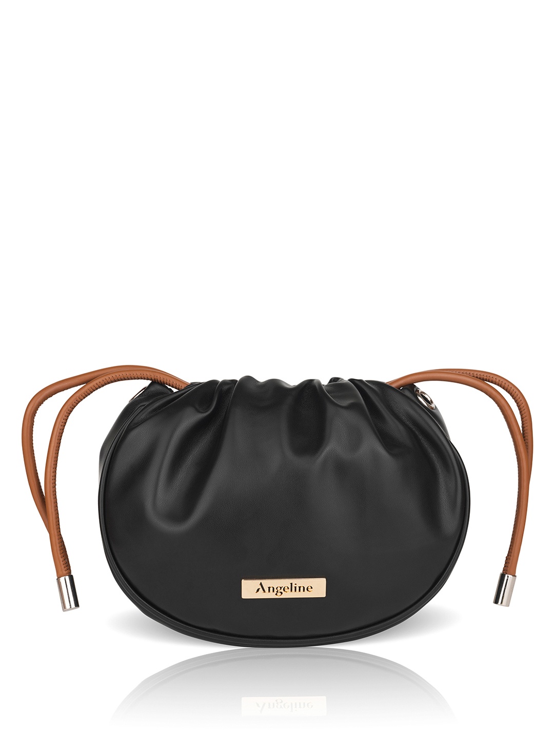 

Angeline Half Moon Sling Bag, Black