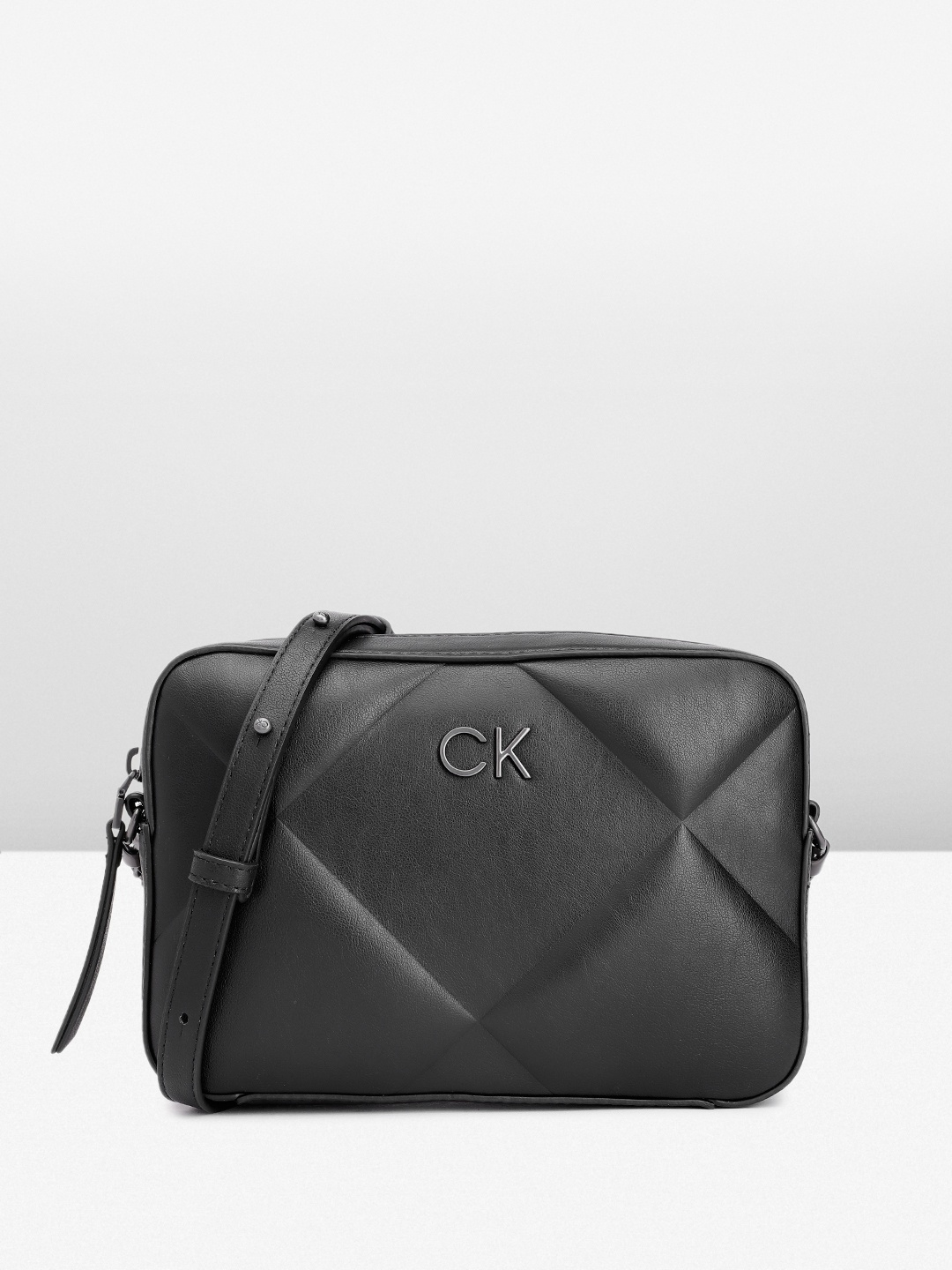 

Calvin Klein Quilted Sling Bag, Black