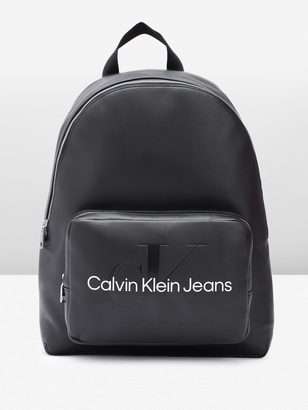 

Calvin Klein Women Brand Logo Printed Backpack, Black