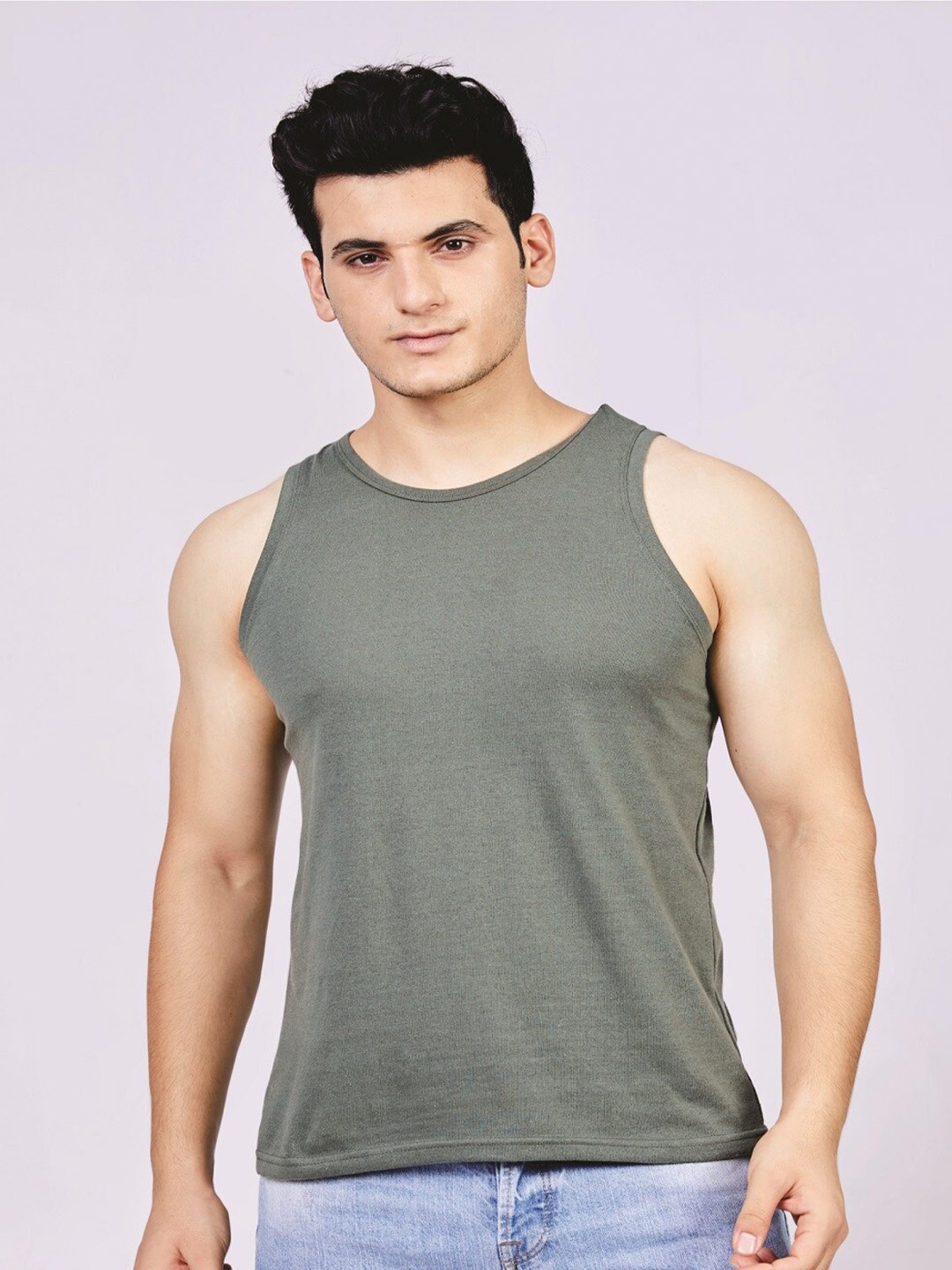 

ecott Bio Finish Cotton T-shirt, Olive