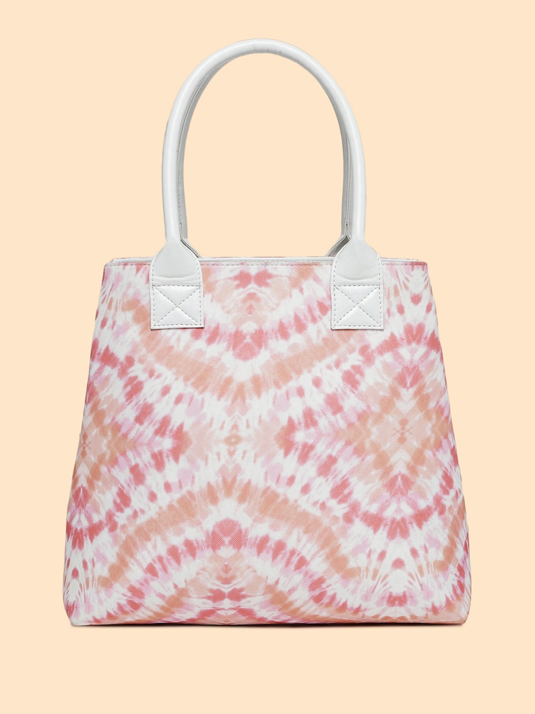 

Sangria Tie & Dye Dyed Shopper Tote Bag, Pink