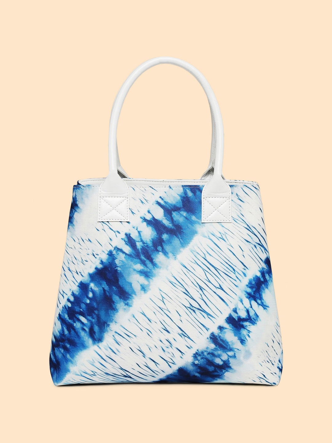 

Anouk Printed Structured Handheld Bag, Blue