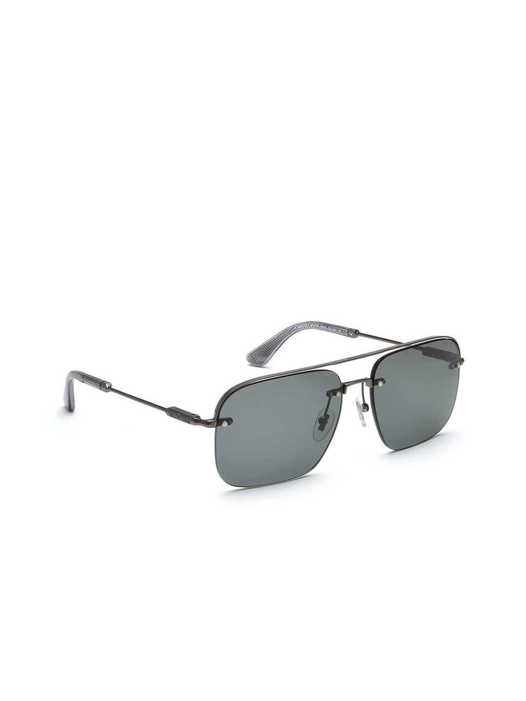 

Police Men Square Sunglasses With UV Protected Lens, Green