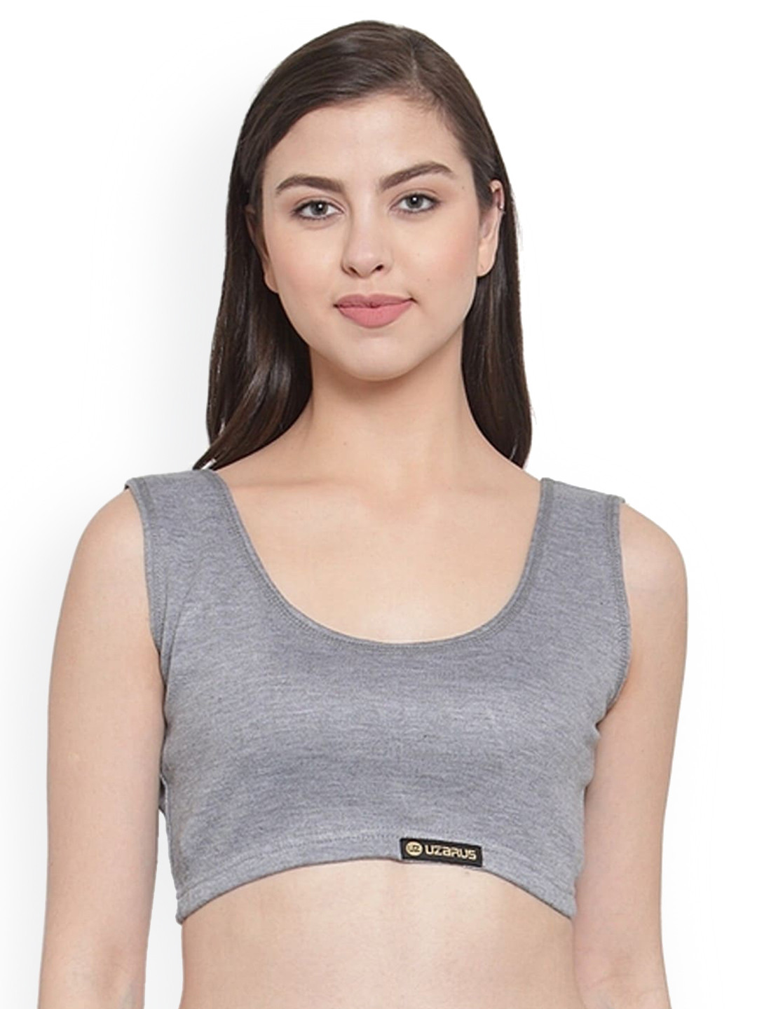 

UZARUS Cotton Thermal Tops, Grey