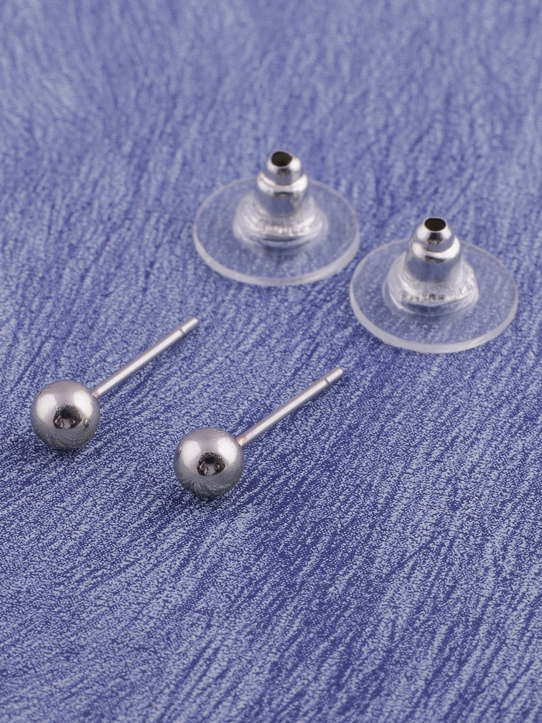 

DressBerry Silver-Toned Gold-Plated Contemporary Studs Earrings