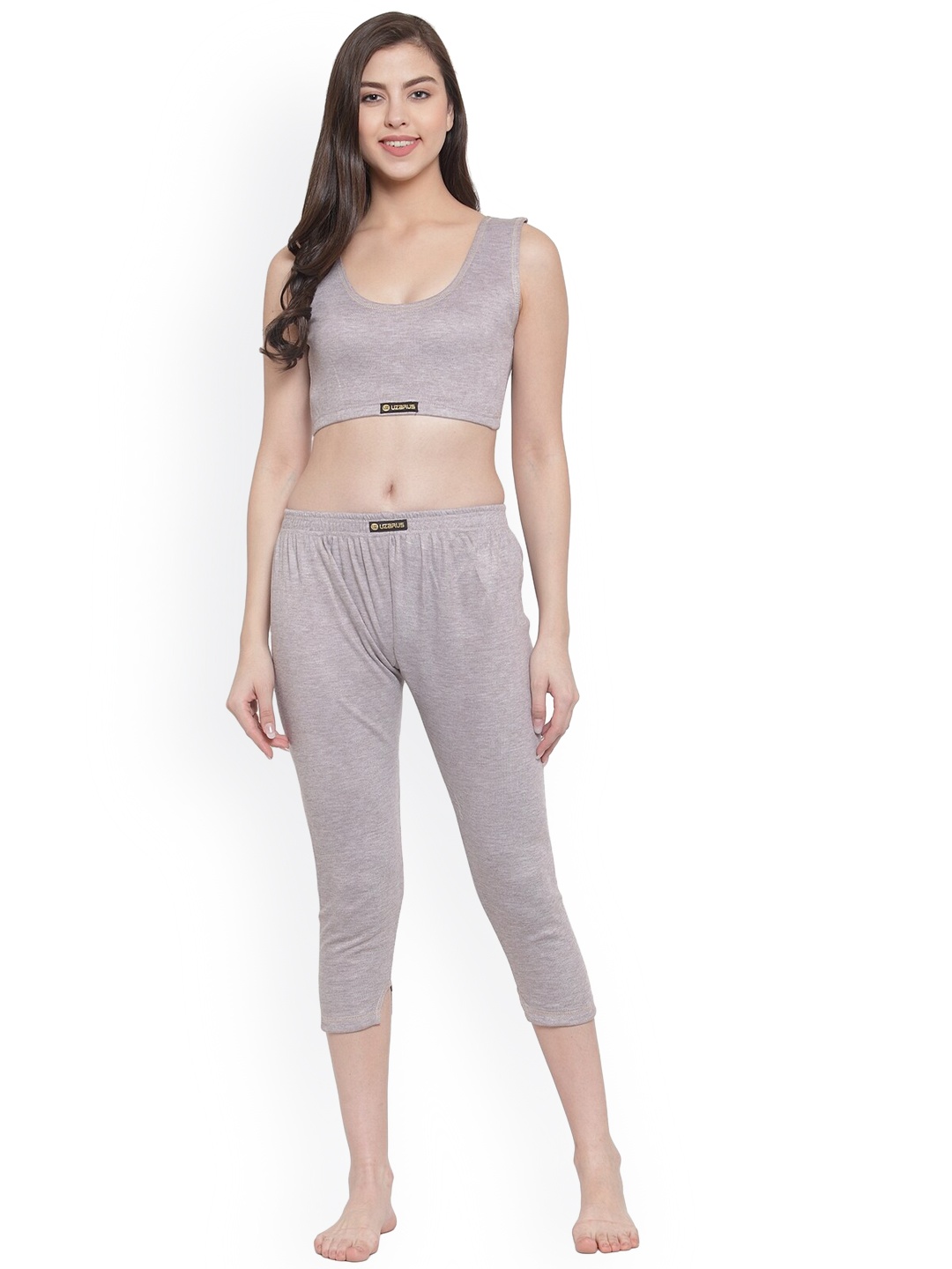 

UZARUS Self-Design Cotton Thermal Set, Grey