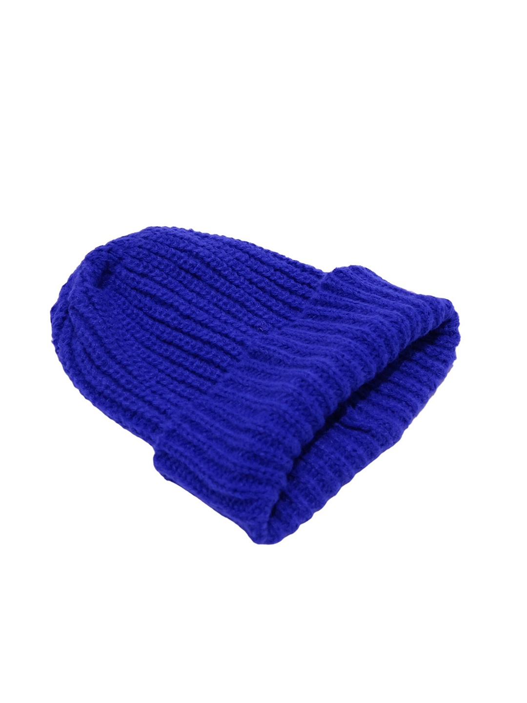 

TIPY TIPY TAP Unisex Self Design Woollen Beanie, Blue