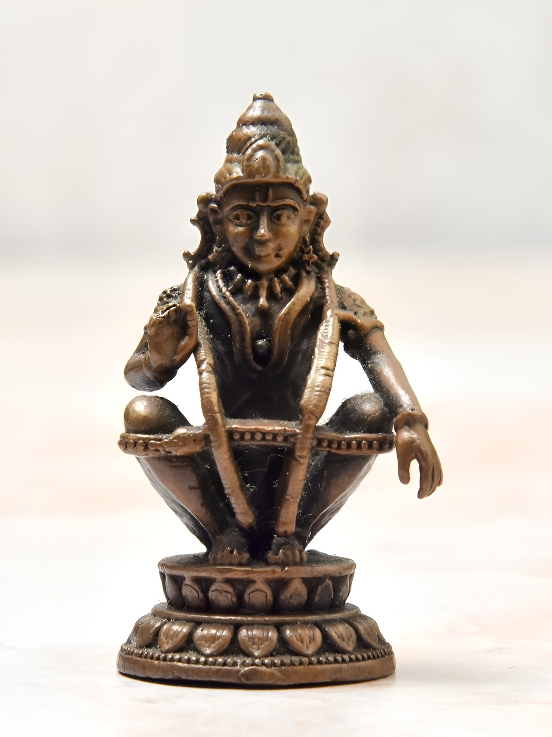 

Bhimonee Decor Brown Ayyappa Swamy Idol Showpiece