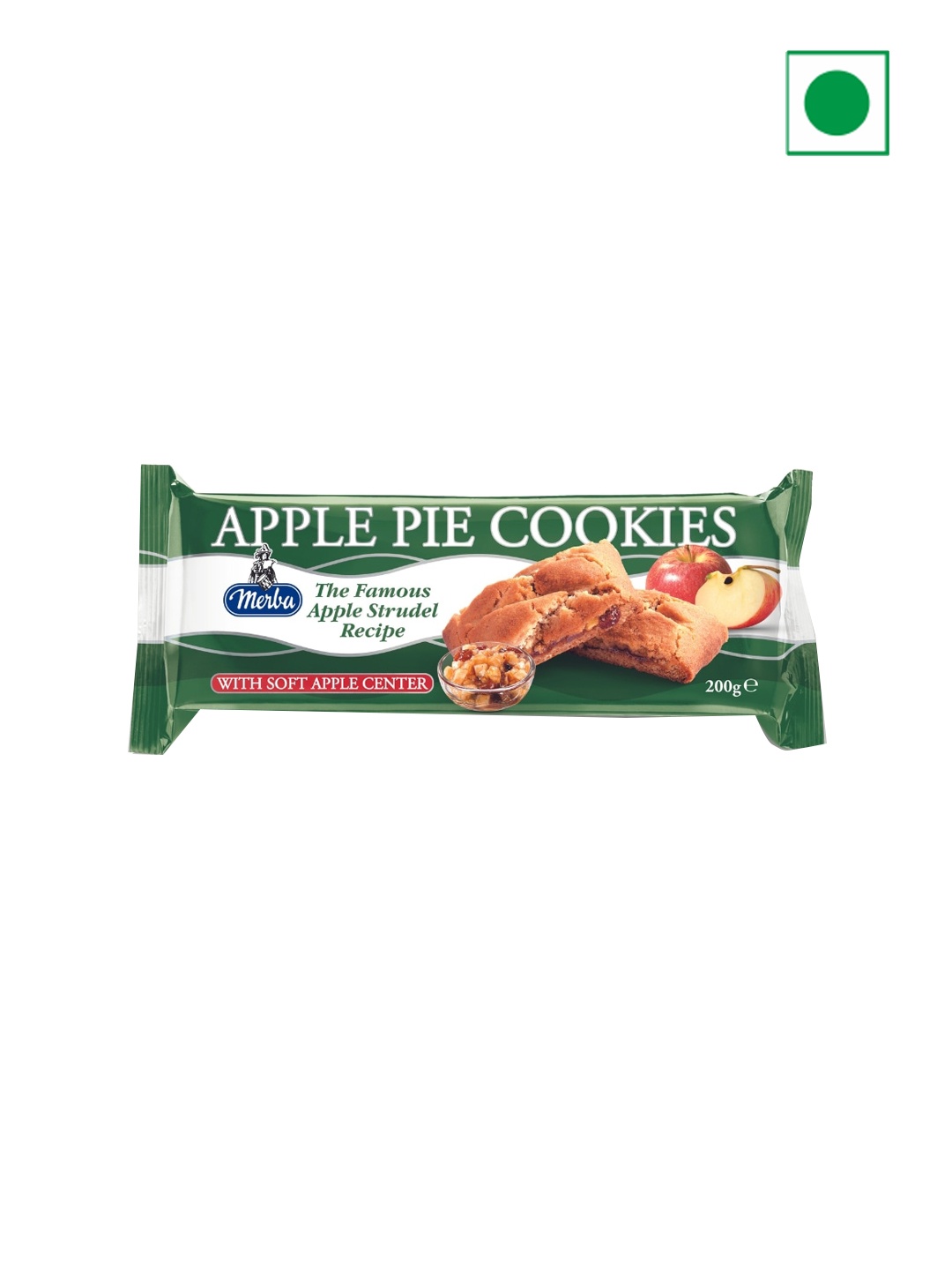

Merba Apple Pie Cookies - 200g, Green