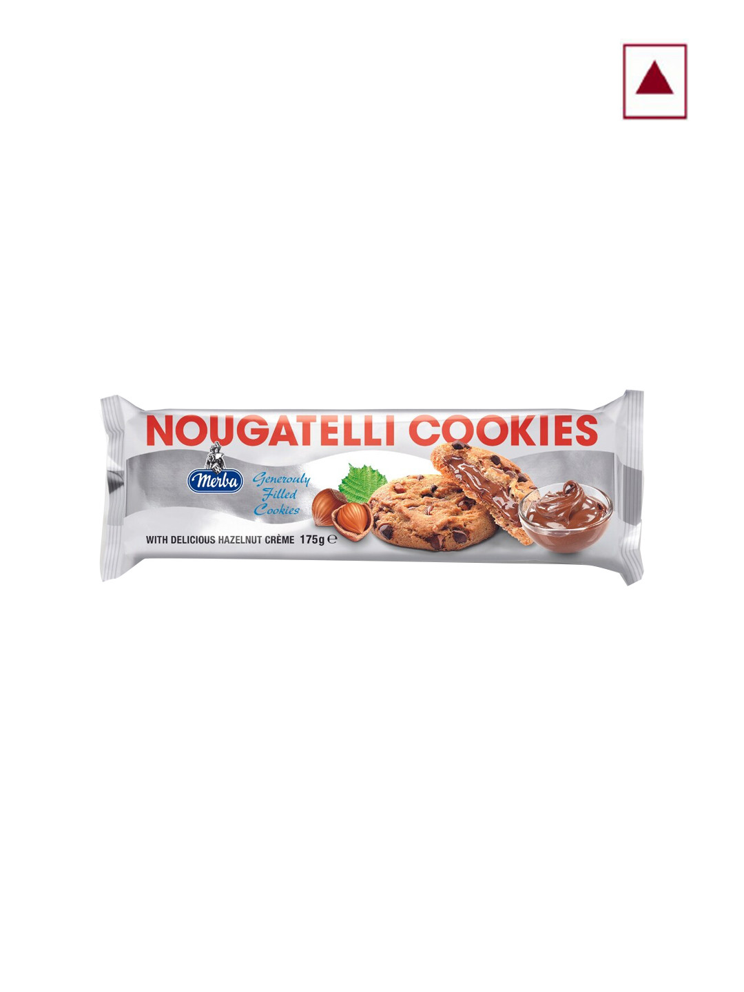 

Merba Nougatelli Cookies - 175g, White