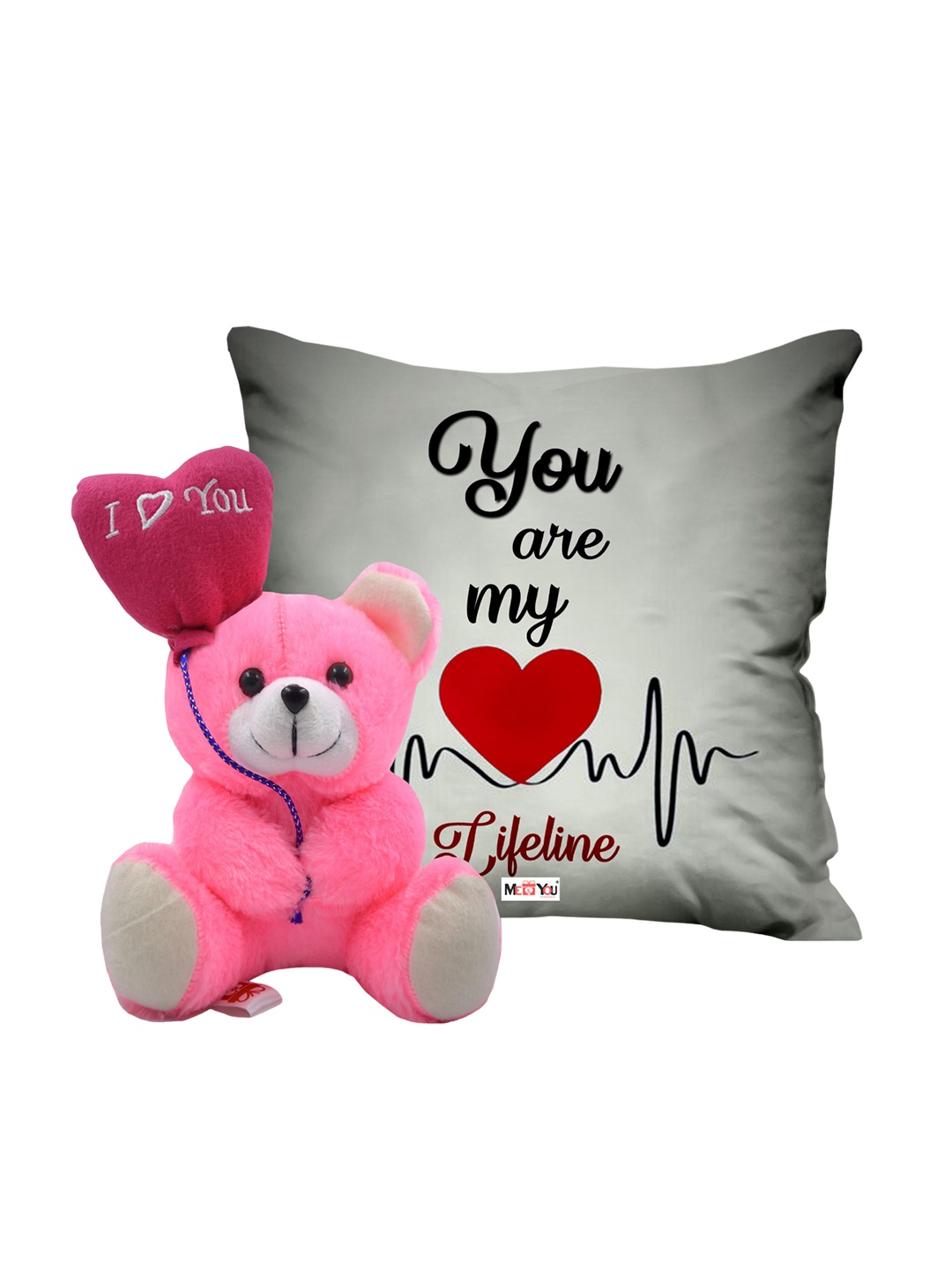 

ME & YOU Grey & Pink 2 Pieces Valentines Day Gift Set