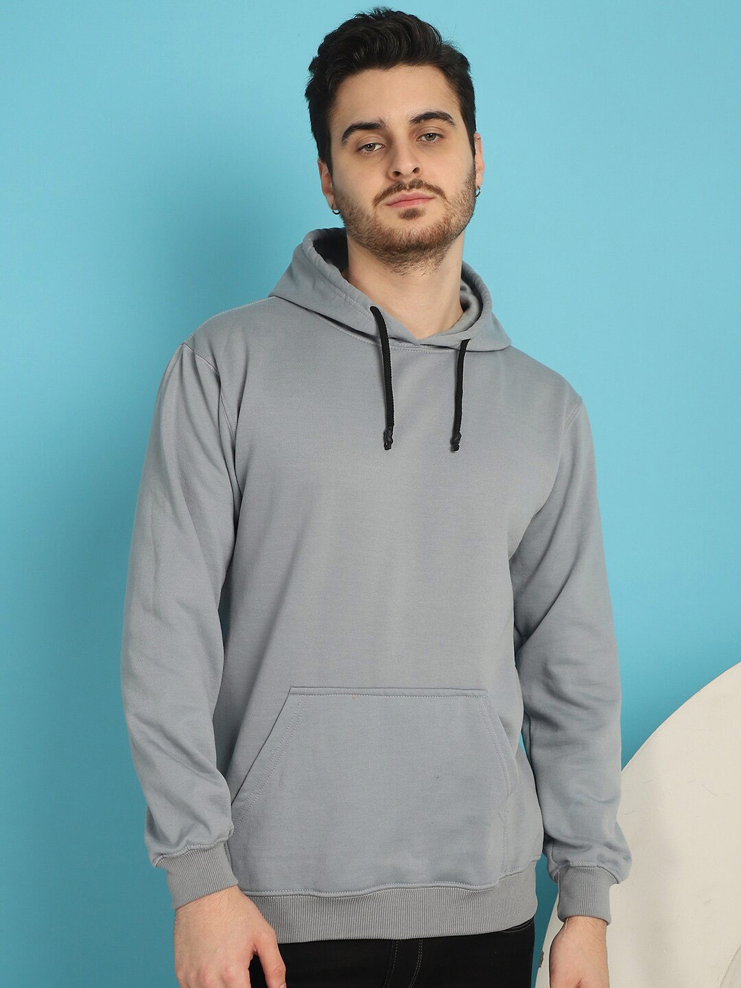 

YOU FOREVER Naruto Printed Hooded Fleece Pullover Sweatshirt, Grey