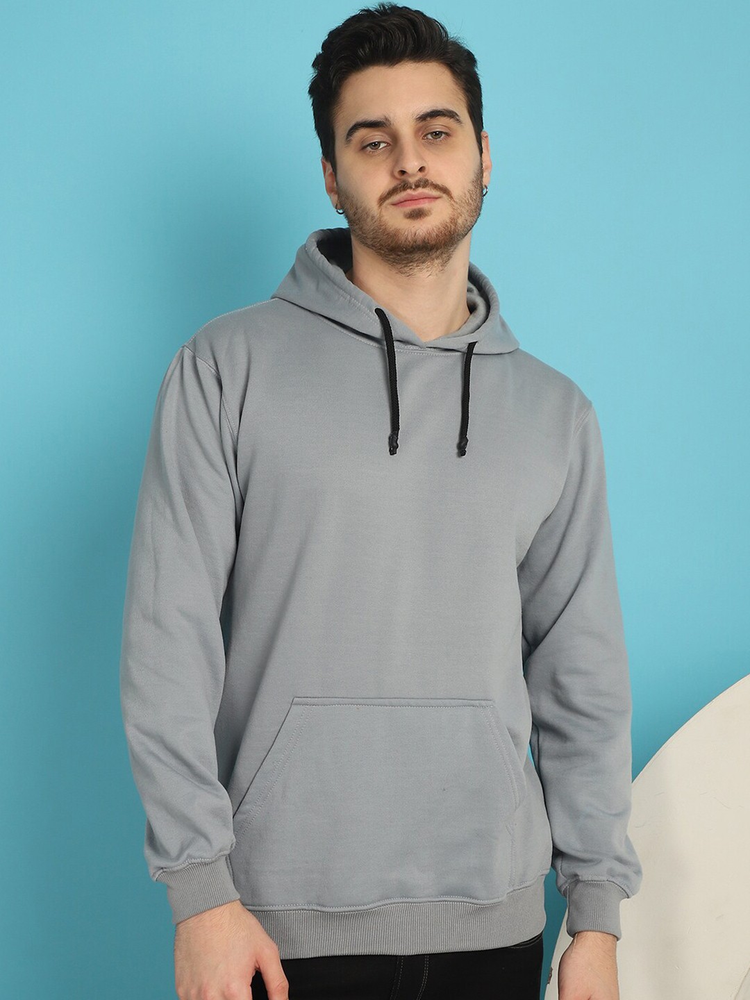 

YOU FOREVER Fleece Hooded Sweatshirt, Grey