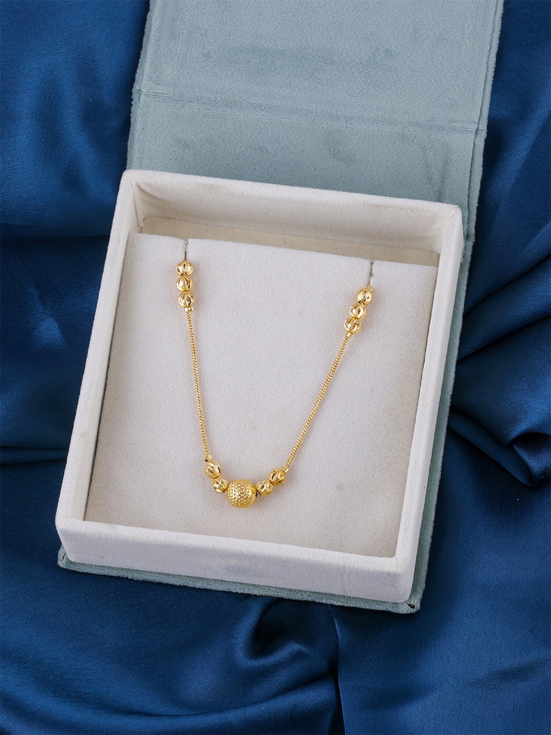 

DressBerry Gold-Toned & Gold-Toned Brass Gold-Plated Antique Chain