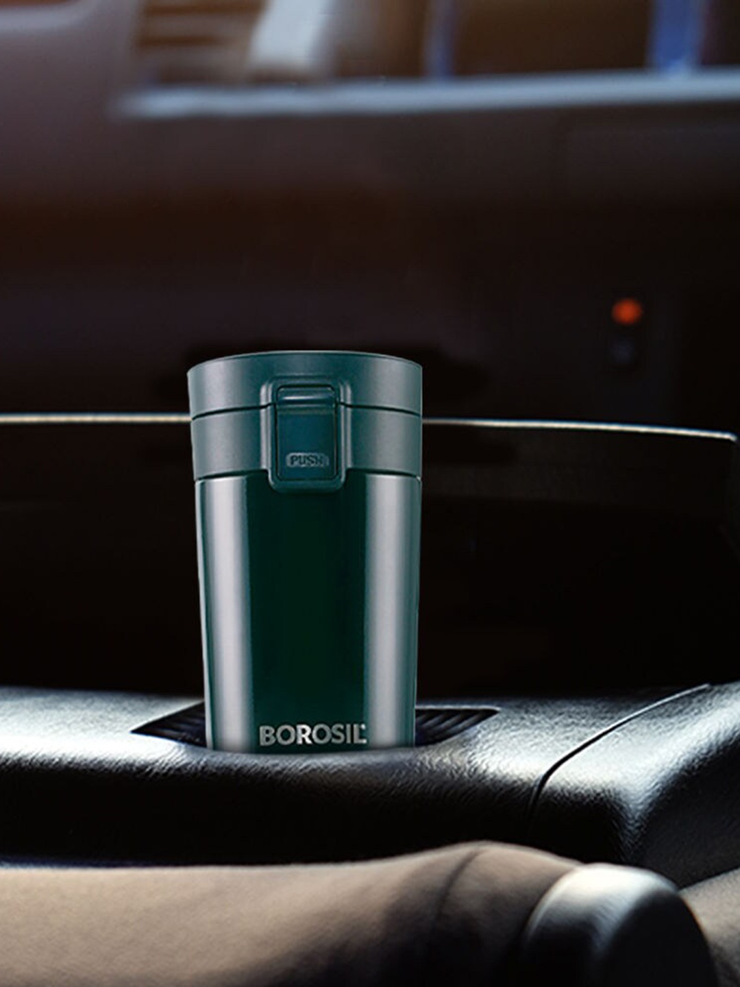 

BOROSIL Hydra Black Stainless Steel Vacuum Insulated Hot and Cold Mug 300 ML