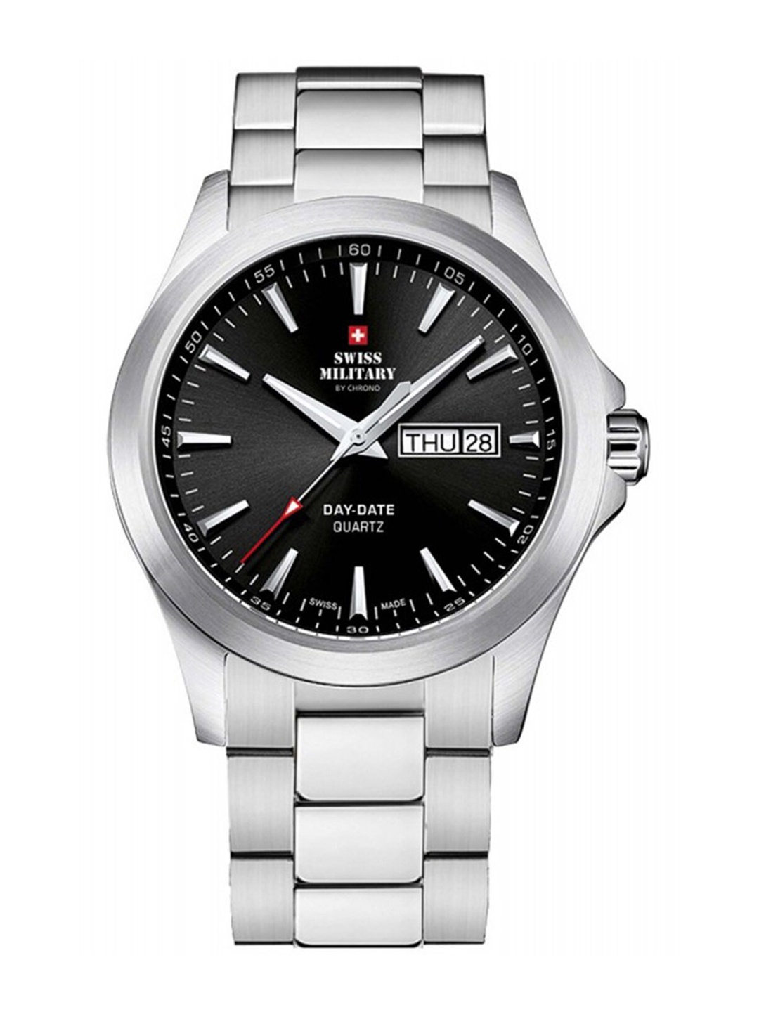 

Swiss Military by Chrono Dial Swiss Made Watch for Men - SMP36040.22, Black