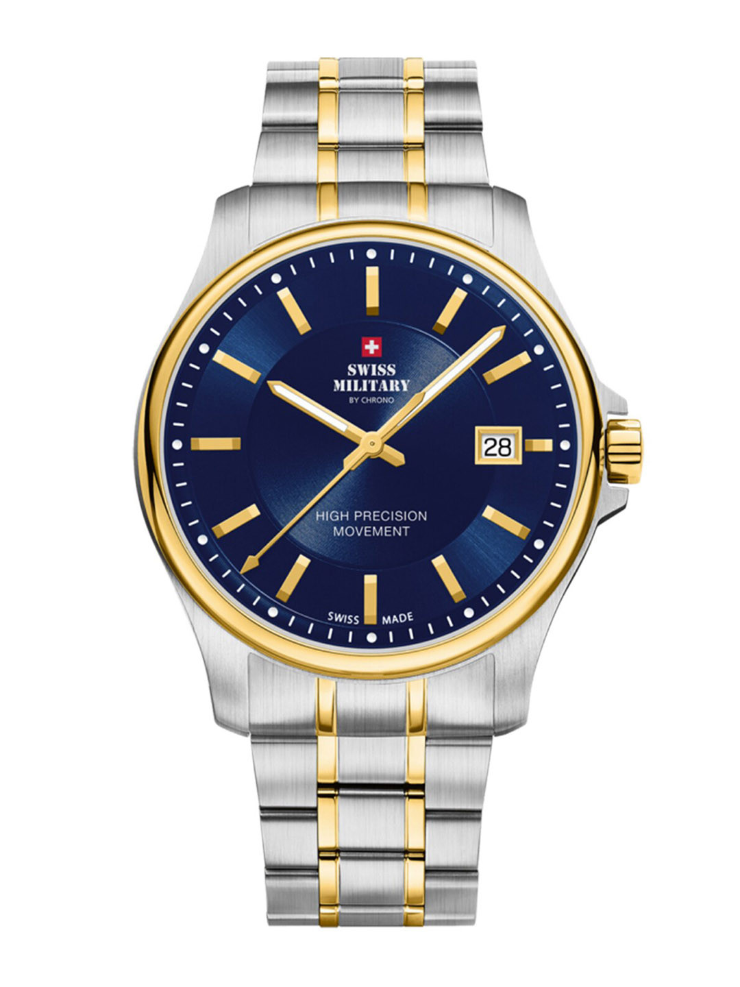 

Swiss Military by Chrono Men Blue Dial Swiss Made Analog Watch - Sm30200.06