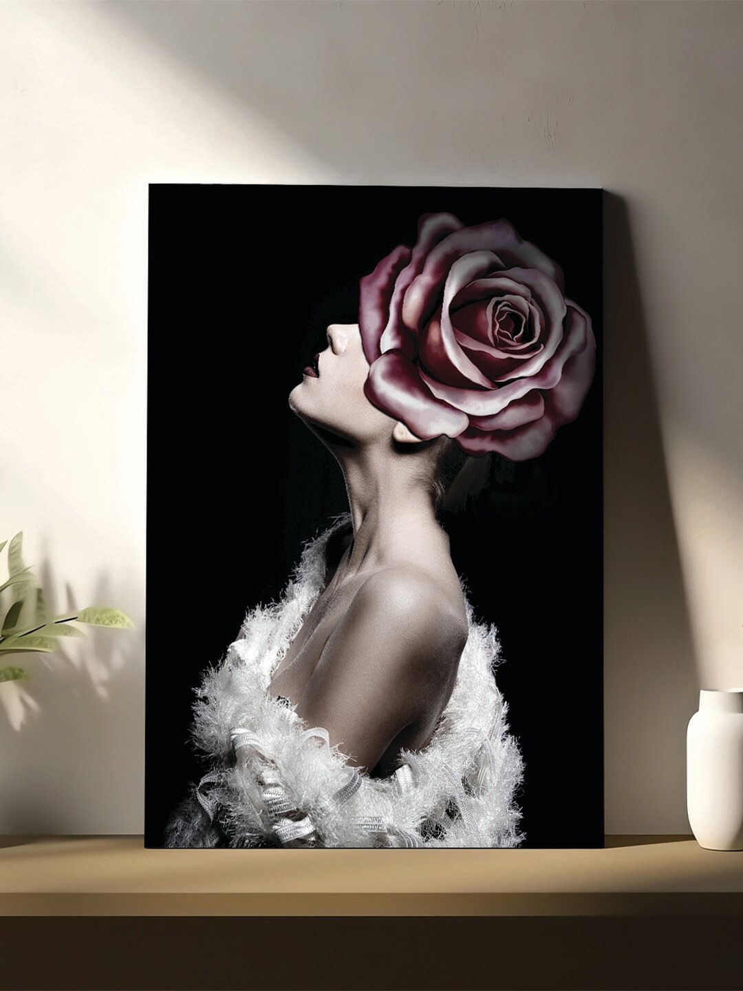 

Art Street Beige & White Canvas Painting Wall Art