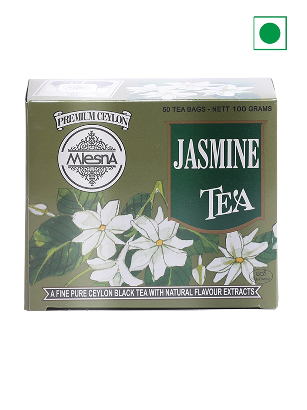 

Mlesna Set of 2 Jasmine Tea Bag- 100 gm each, Green