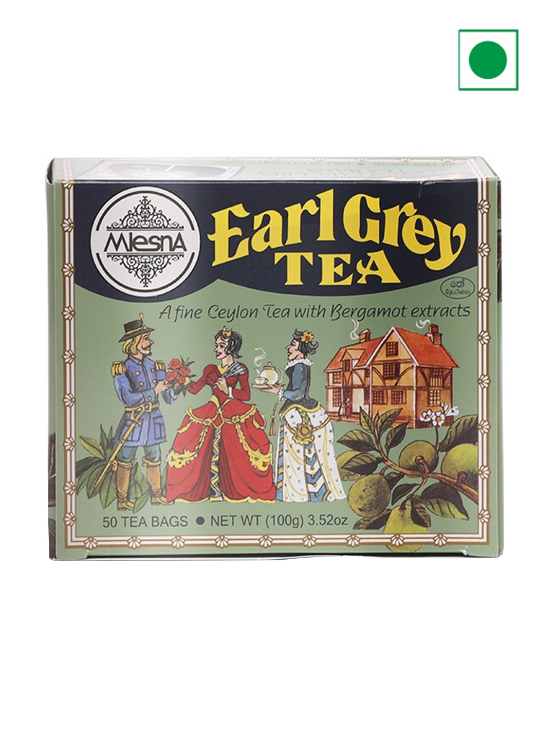 

Mlesna Earl Grey Tea Bag 100 gm each, Green