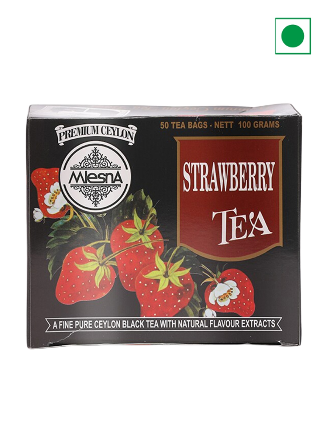 

Mlesna Set of 2 Strawberry Tea Bag- 200gm, Green