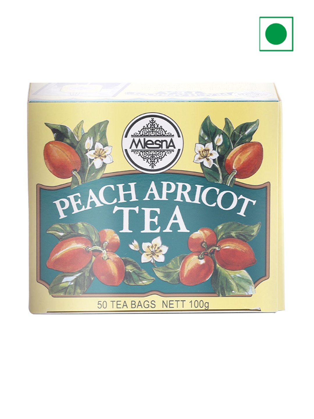 

Mlesna Pack Of 2 Peach Apricot Tea- 200 gm, Green