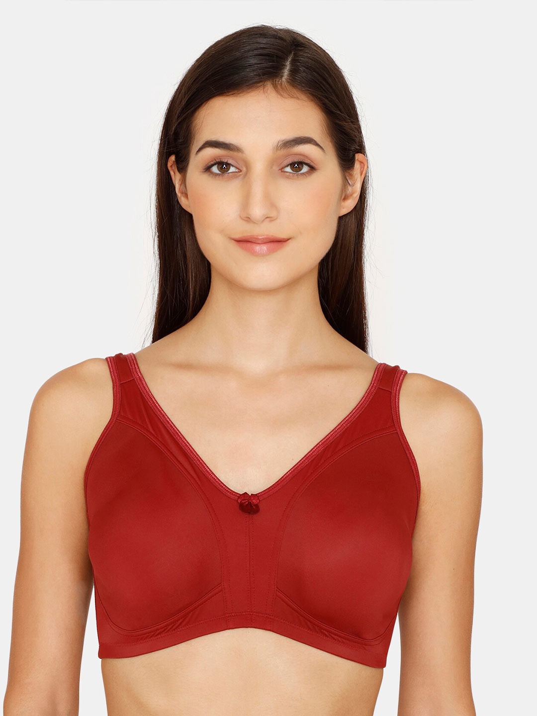 

Zivame Full Coverage Bra with All Day Comfort, Red