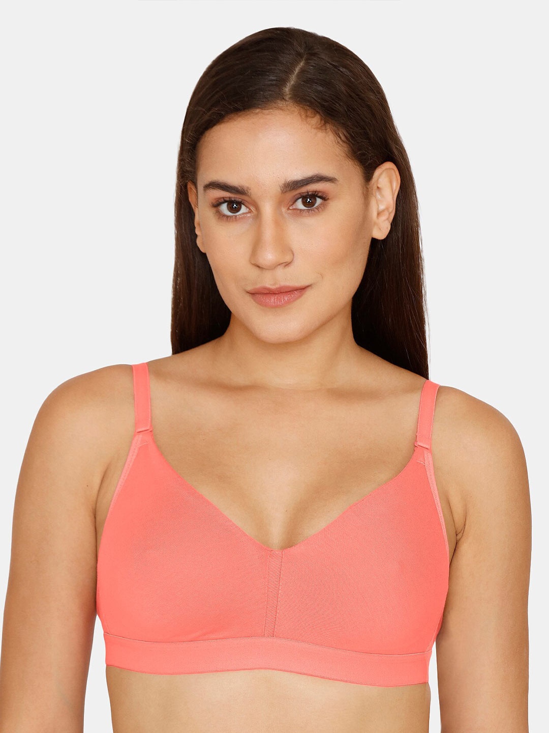 

Zivame Half Coverage T-shirt Bra with All Day Comfort, Pink