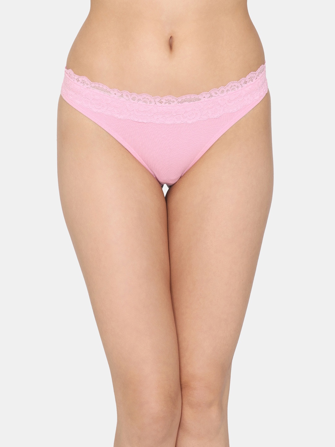 

Zivame Women Low-Rise Thongs Briefs, Pink