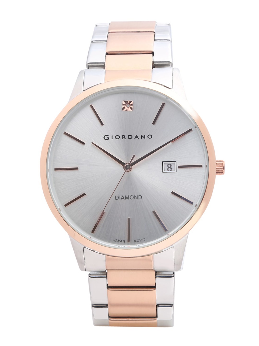 

GIORDANO Men Dial & Straps Analogue Watch 1982-44, Silver