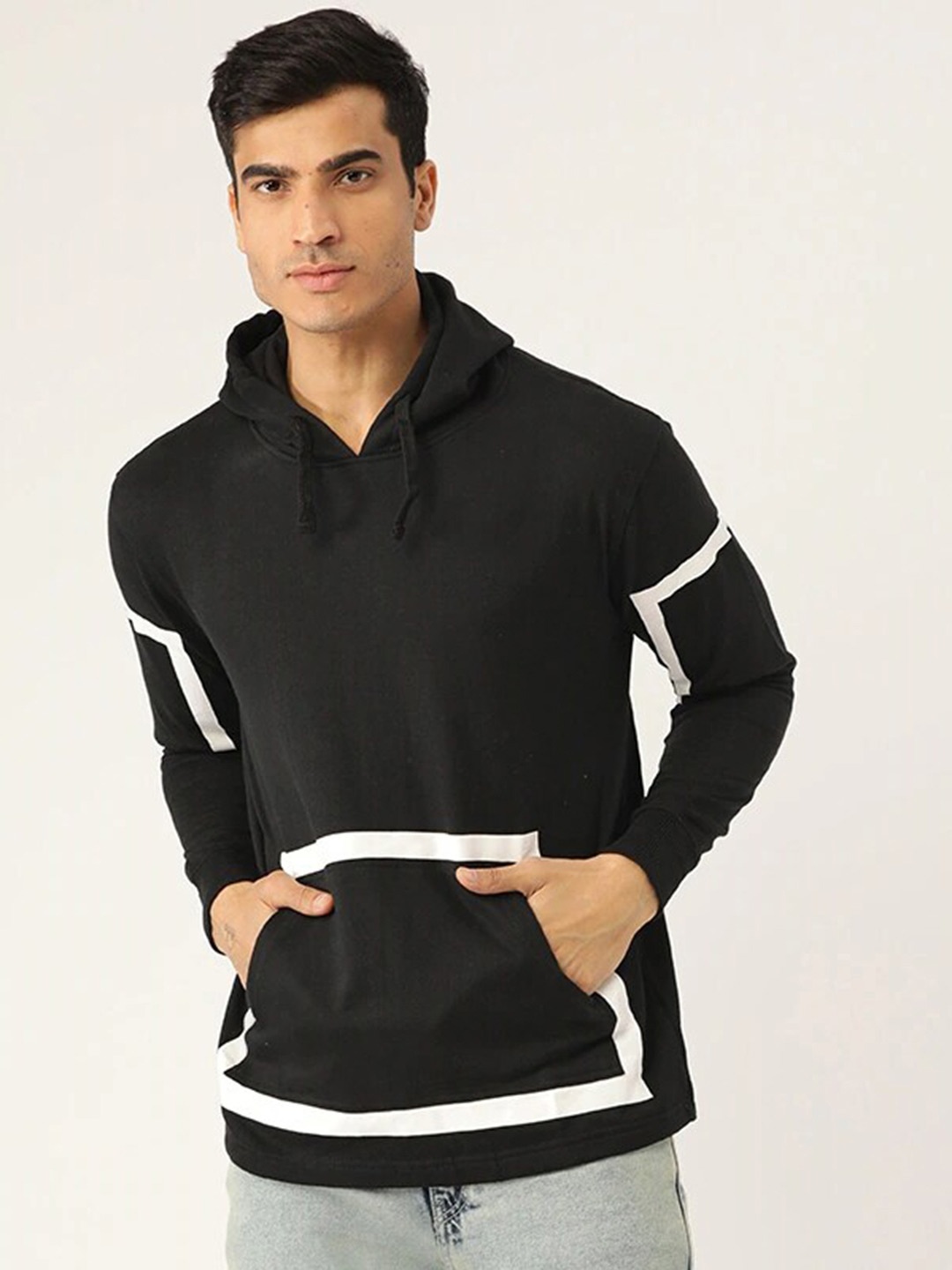 

HARBOR N BAY Hooded Fleece Sweatshirt, Black