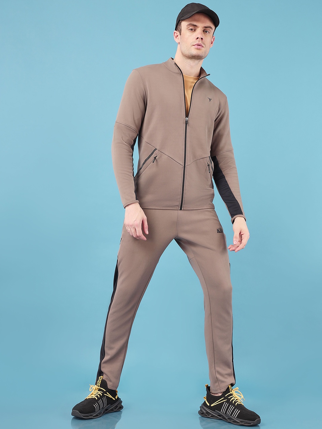 

Technosport Mock Collar Tracksuits, Grey