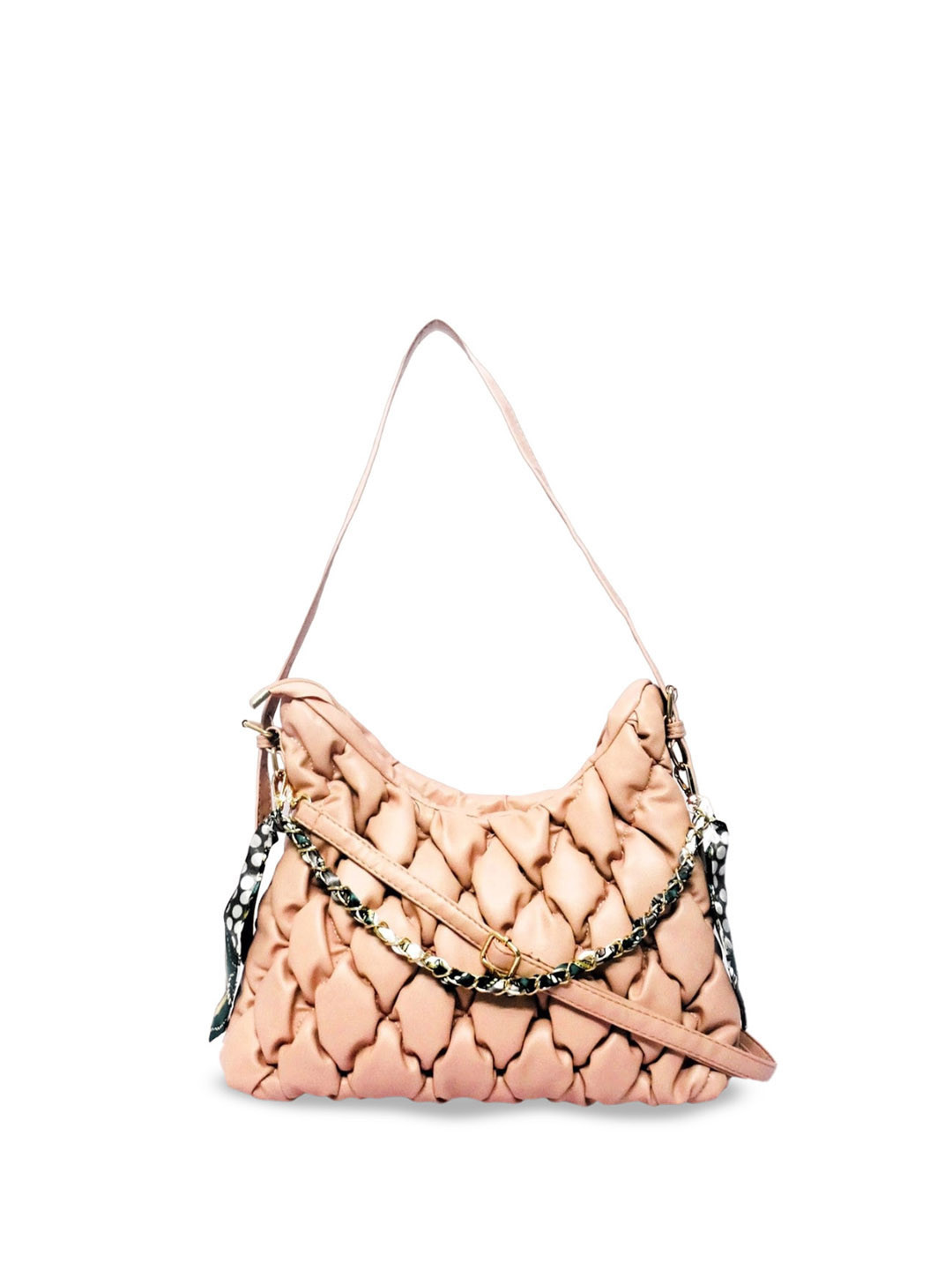 

CHRONICLE Structured Shoulder Bag With Quilted, Rose