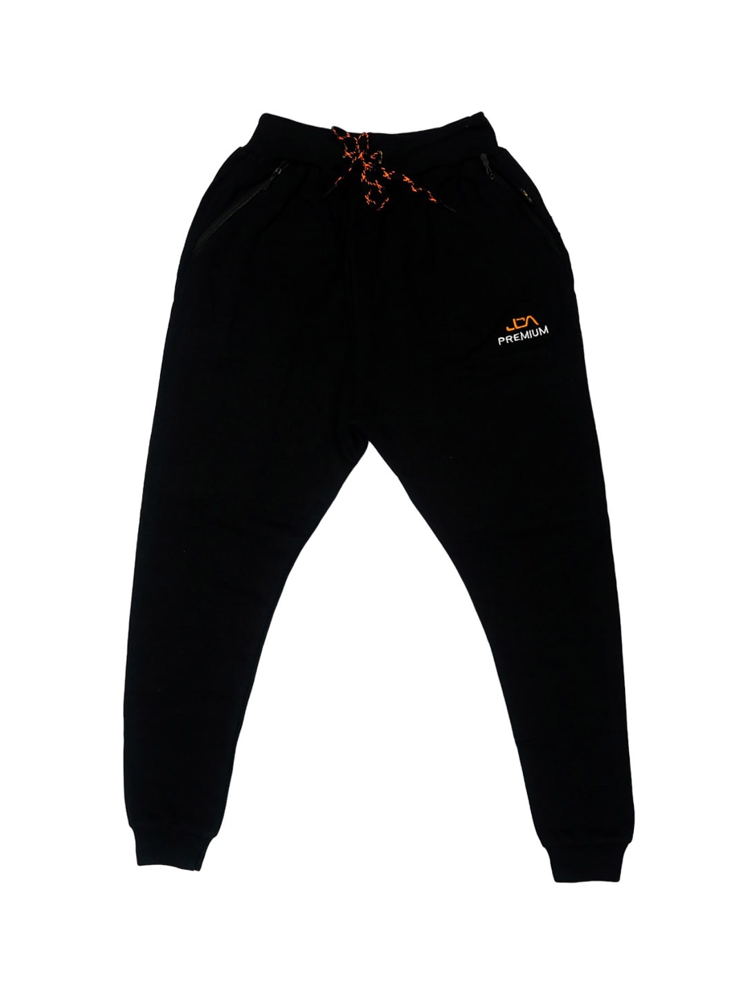 CoolTees4U Boys Mid Rise Cotton Joggers, Black