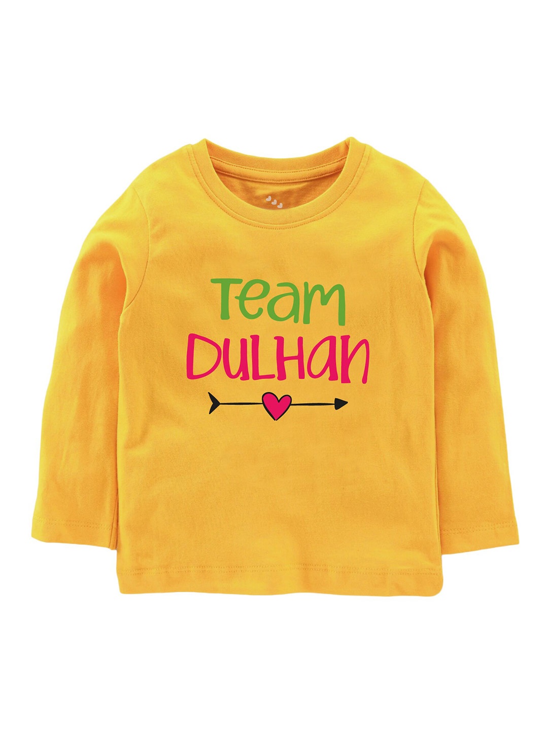 

Zeezeezoo Kids Typography Printed Round Neck Pure Cotton T-shirt, Yellow