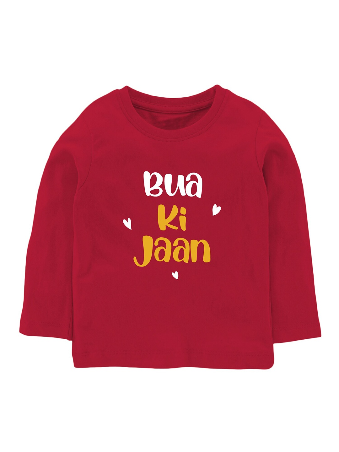 

Zeezeezoo Kids Typography Printed Cotton T-shirt, Red