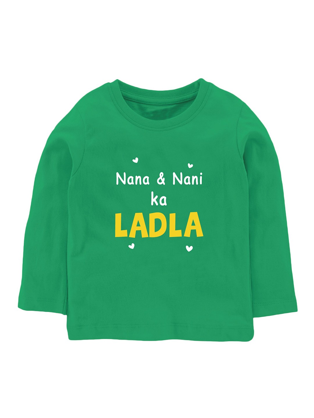 

Zeezeezoo Kids Typography Printed Pure Cotton T-shirt, Green