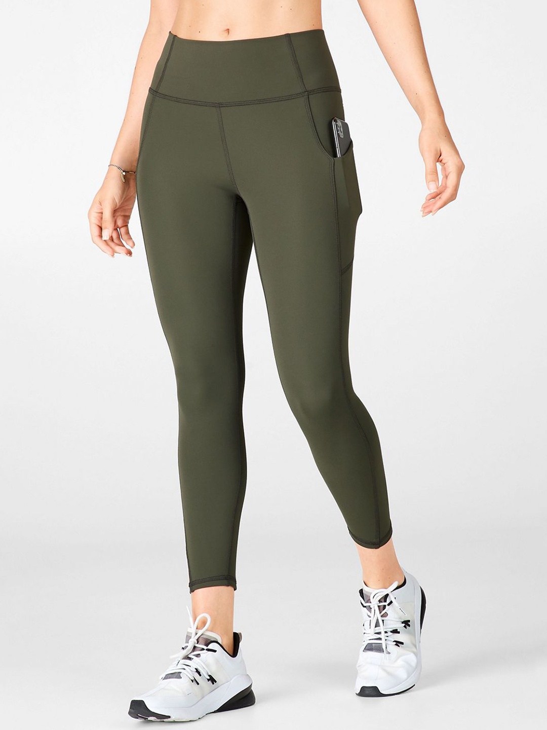 

BAESD Women High-Rise Sports Tights, Green