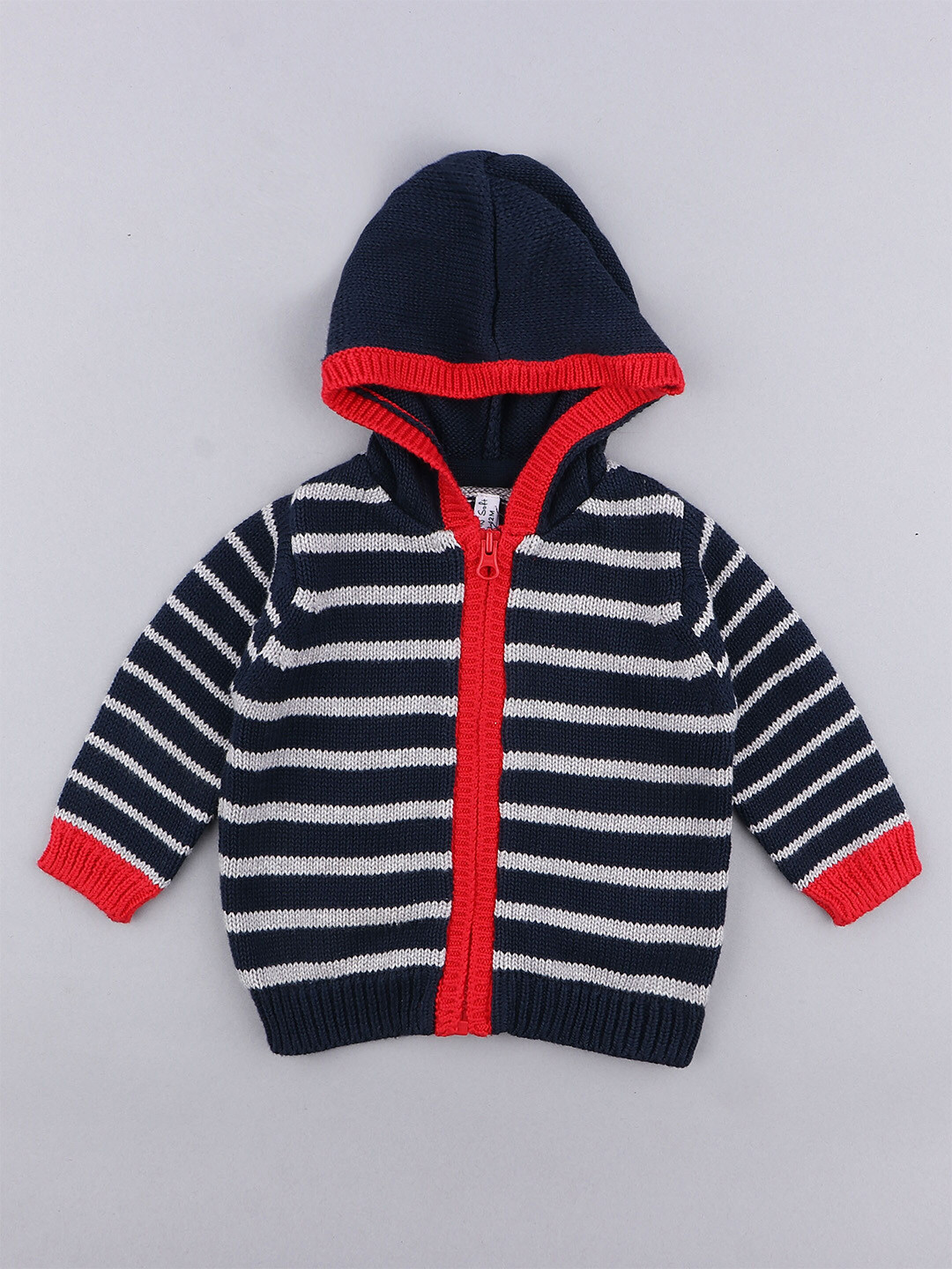 

Cot'N Soft Infants Boys Striped Cotton Cardigan Sweater, Blue